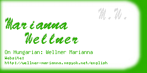 marianna wellner business card